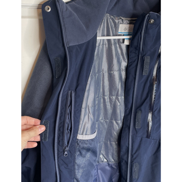 Columbia Wildside Jacket Women Sz M Omni-Tech Heat Insulated Zip Waterproof - Picture 10 of 16